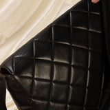 Extremely Rare Chanel Lambskin Double Turnlock Shoulder Bag