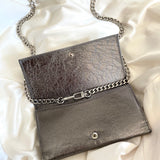 YSL Metallic Wallet on Chain