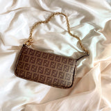 Fendi Zucchino Leather Mini Bag