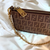 Fendi Zucchino Leather Mini Bag