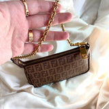 Fendi Zucchino Leather Mini Bag