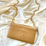 Chanel Caviar Wallet on Chain