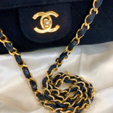 Rare Chanel Jersey Medium Double Flap Bag
