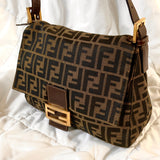 Rare Fendi Zucca Mama Bag