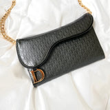 Dior Saddle Wallet on Chain