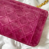 Extremely Rare Chanel Suede Mini Diana Bag