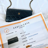 Chanel Caviar Wallet on Chain