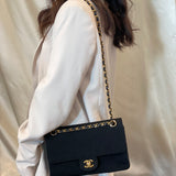 Rare Chanel Jersey Medium Double Flap Bag
