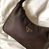 Prada Chocolate Nylon Bag