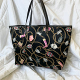 Extremely Rare Gucci Silk Motif Tote