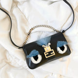 Rare Fendi Micro Monster Baguette