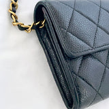 Chanel Caviar Wallet on Chain