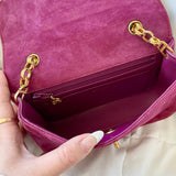 Extremely Rare Chanel Suede Mini Diana Bag