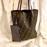 Fendi Zucca Tote and Wallet