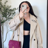 Extremely Rare Chanel Suede Mini Diana Bag