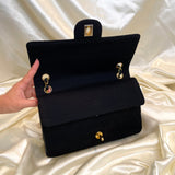 Rare Chanel Jersey Medium Double Flap Bag