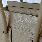 Mini Celine Luggage in Grained Calfskin