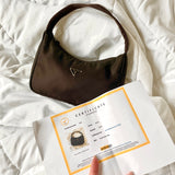 Prada Chocolate Nylon Bag