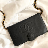 Chanel Caviar Wallet on Chain