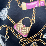 Extremely Rare Gucci Silk Motif Tote