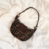 Rare Fendi Zucca Micro Baguette