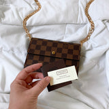 Louis Vuitton Damier Ebene Wallet on Chain