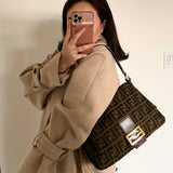 Rare Fendi Zucca Mama Bag