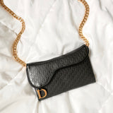Dior Saddle Wallet on Chain